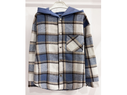 Рубашка підліткова для дівчинки і хлопчика (РБ-02 кашемір клітинка.)