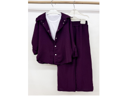 Комплект для дівчинки  підлітковий  (КД-22 американський креп + стрейч кулір.)