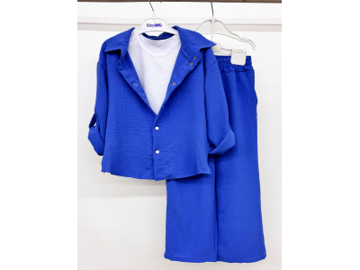 Комплект для дівчинки  підлітковий  (КД-22 американський креп + стрейч кулір.)