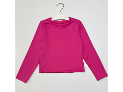 Футболка дитяча  для дівчинки з довгим рукавом (ФБ-19 мікродайвінг )