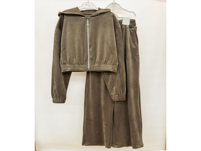 Костюм підлітковий для дівчинки (КС-30-26 велюр одн без утеплення нов.)