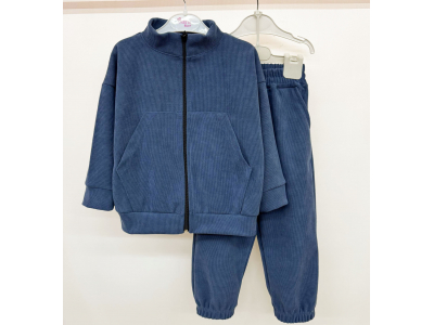 Костюм дитячий для дівчинки і хлопчика (КС-43 стрейч вельвет одн .)