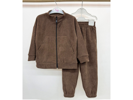 Костюм дитячий для дівчинки і хлопчика (КС-43 стрейч вельвет одн .)