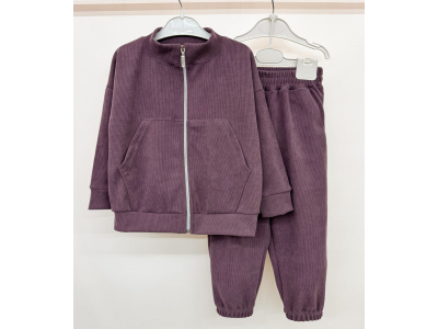Костюм дитячий для дівчинки і хлопчика (КС-43 стрейч вельвет одн .)