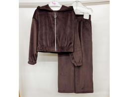 Костюм  для дівчинки (КС- 08 велюр одн. з легким утпеленням.)