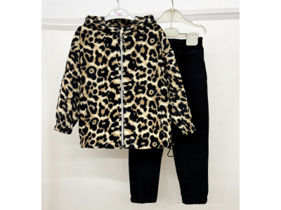 Костюм дитячий для дівчинки і хлопчика (КС-09 фліс полар клітинка .)