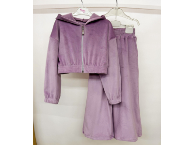 Костюм підлітковий для дівчинки (КС-30-26 велюр одн без утеплення нов.)