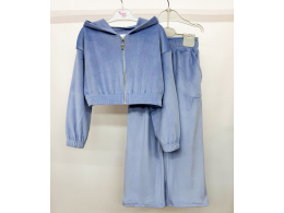 Костюм підлітковий для дівчинки (КС-30-26 велюр одн без утеплення нов.)