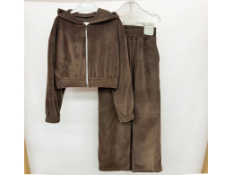 Костюм підлітковий для дівчинки (КС-30-26 велюр одн без утеплення нов.)