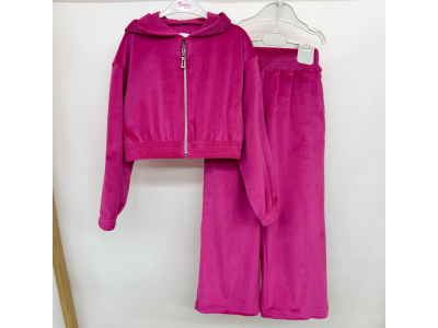 Костюм підлітковий для дівчинки (КС-30-26 велюр одн без утеплення нов.)