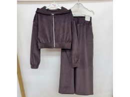 Костюм підлітковий для дівчинки (КС-30-26 велюр одн без утеплення нов.)