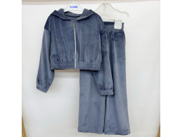 Костюм підлітковий для дівчинки (КС-30-26 велюр одн без утеплення нов.)