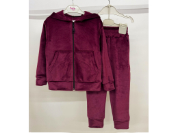 Костюм дитячий для дівчинки і хлопчика (КС-48 велюр легке утеплення одн .)