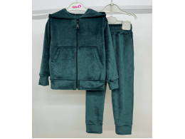 Костюм дитячий для дівчинки і хлопчика (КС-48 велюр легке утеплення одн .)