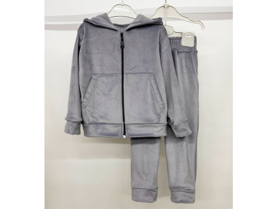 Костюм дитячий для дівчинки і хлопчика (КС-48 велюр легке утеплення одн .)