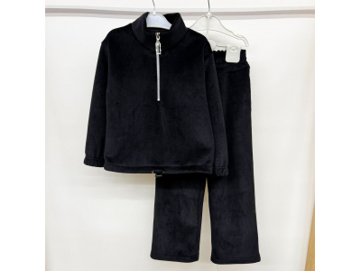 Костюм дитячий для дівчинки  (КС-73 рубчик велюр утеплений .)