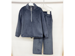 Костюм дитячий для дівчинки  (КС-73 рубчик велюр утеплений .)