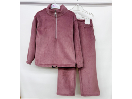 Костюм дитячий для дівчинки  (КС-73 рубчик велюр утеплений .)