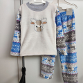 Пижама детская для мальчика и девочки  ( ПЖ-01 вельсофт  )