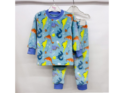 Піжама дитяча для хлопчика та дівчинки (ПЖ-02 вельсофт наб.)