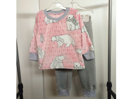 Пижама детская для мальчика и девочки  ( ПЖ-03  вельсофт набивной)