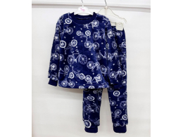 Піжама дитяча для хлопчика та дівчинки (ПЖ-16 вельсофт набивний нов.)