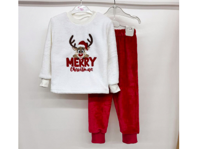 Піжама дитяча для хлопчика та дівчинки (ПЖ-15 вельсофт одн.)