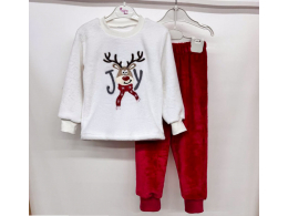 Піжама дитяча для хлопчика та дівчинки (ПЖ-15 вельсофт одн.)