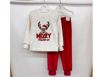 Піжама дитяча для хлопчика та дівчинки (ПЖ-15 вельсофт одн.)