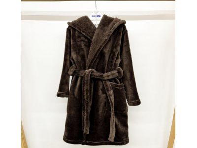 Халат підлітковий для хлопчика та дівчинки (ХЛ-02 вельсофт одн вишивка.)