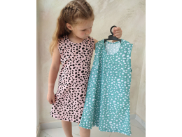 Платье детское для девочки  ( ПЛ-37 кулир набивной )