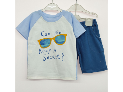 Комплект хлопчачий футболка та шорти (КМ-2201009 кулір одн.)