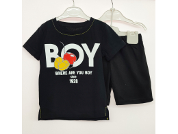 Комплект хлопчачий футболка та шорти (КМ-2201206 кулір одн.)